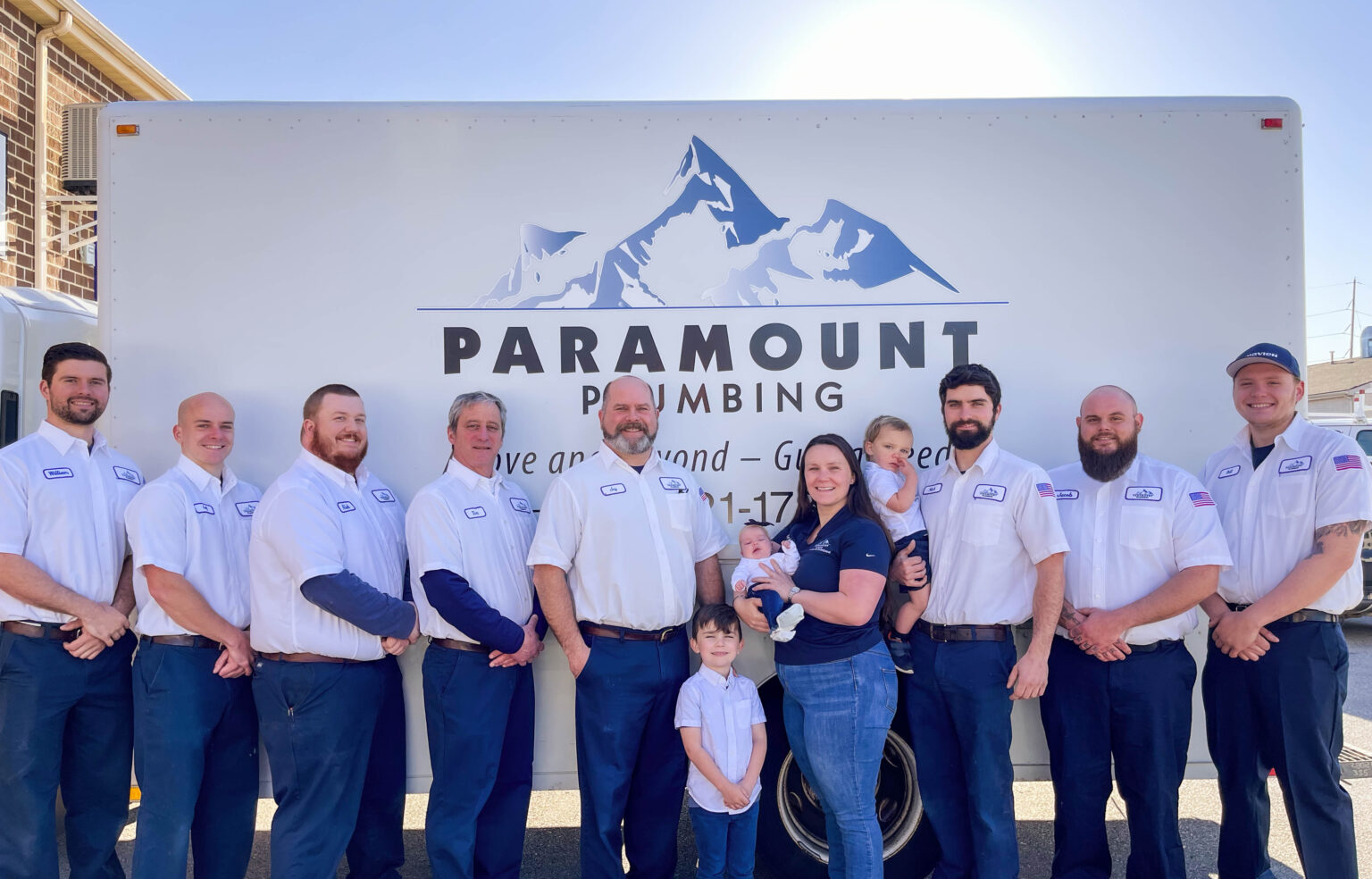 Image of the Paramount Plumbing HVAC Team